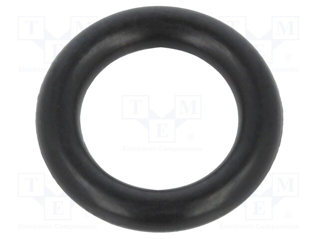 O-ring gasket; NBR; D: 2mm; Øint: 7mm; black; -30÷100°C