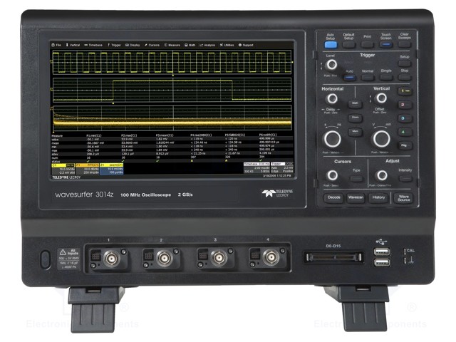 Oscilloscope: digital; Band: ≤100MHz; Channels: 4; Rise time: 3,5ns