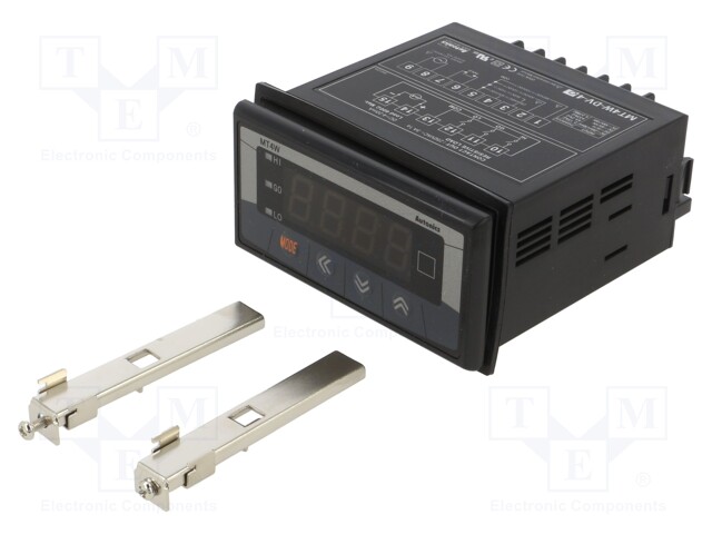 Module: meter; DC voltage; 100÷240VAC; on panel; Display: LED; MT4W