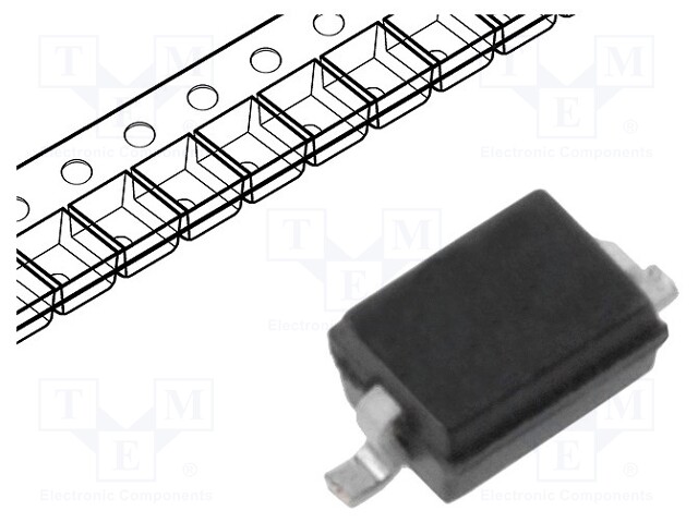 Diode: switching; SMD; 85V; 200mA; 3us; Package: reel,tape; SOD323