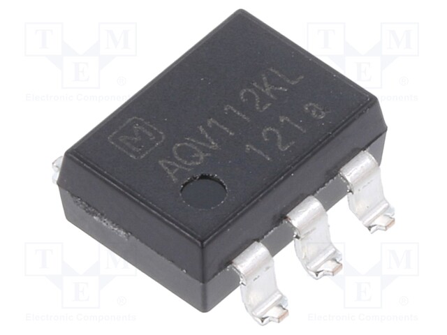 MOSFET Relay, SPST-NO, 500 mA, Gull Wing, 60 V, 2 ohm, 1.5 kV