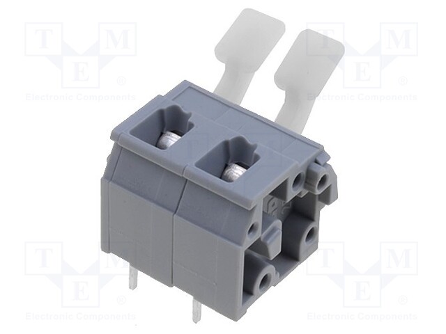 PCB terminal block; straight; 7.5mm; ways: 2; on PCBs; 0.08÷2.5mm2