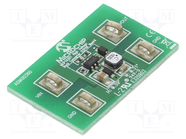 Dev.kit: Microchip; Comp: MCP16301; DC/DC converter