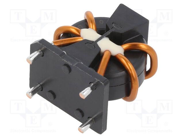 Inductor: wire with current compensation; THT; 110uH; 0.747mΩ