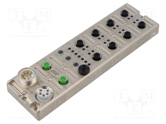 Distribution box; M12; PIN: 5; socket; -20÷70°C; IP65,IP67; 30VDC