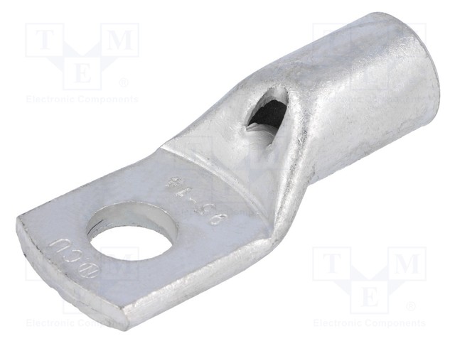 Ring tube terminal; M14; 95mm2; crimped; for cable; tinned; L: 69mm