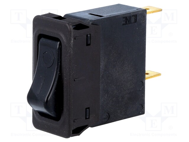 Circuit breaker; Urated: 240VAC; 32VDC; 5A; SPST; Poles: 1; 19g