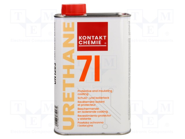 Protective coating; yellow; Ingredients: urethane; liquid; 1l