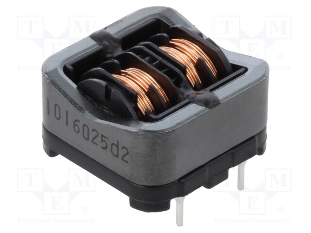 Inductor: wire; THT; 16mH; 1A; 290mΩ; -25÷120°C; 250VAC