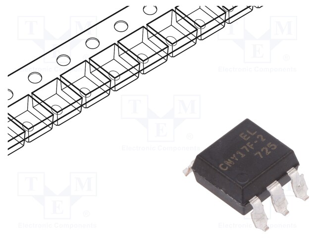 Optocoupler; SMD; Channels: 1; Out: transistor; Uinsul: 5kV; Uce: 80V