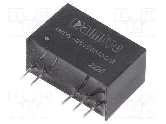 Converter: DC/DC; 1.4W; Uin: 4.5÷5.5V; Uout: 15VDC; Uout2: -5VDC