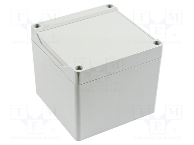 Enclosure: multipurpose; X: 105mm; Y: 105mm; Z: 90mm; 1555; grey; IP68