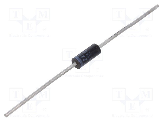 Diode: Zener; 5W; 5.1V; Ø9,52x5,21mm; single diode; 1uA