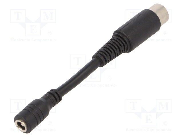 Adapter; Out: 5 pin DIN; Plug: straight; Input: 5,5/2,1