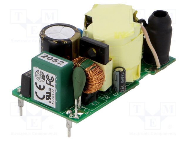 Converter: AC/DC; 25W; Uout: 24VDC; Iout: 1.05A; 86%; Mounting: PCB