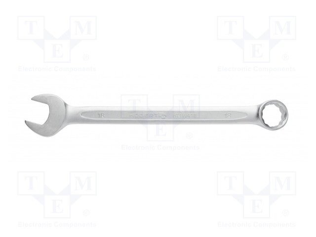 Wrench; combination spanner; 18mm; Chrom-vanadium steel