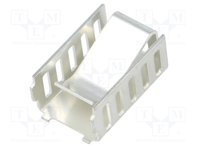 Heatsink: moulded; L: 20mm; W: 13mm; H: 9mm; 23.9K/W; copper; clip-on