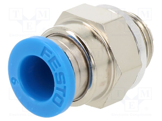 Push-in fitting; straight; Input thread: G 1/8" external; 6mm