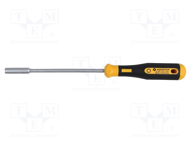 Screwdriver; hex socket; Blade length: 125mm; Overall len: 235mm