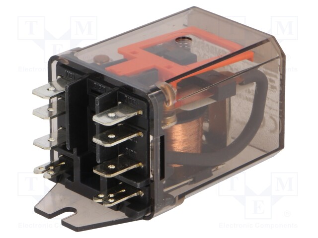 Relay: electromagnetic; DPDT; Ucoil: 24VAC; 25A/250VAC; 25A/30VDC