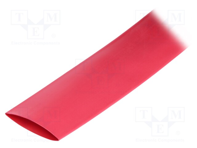 Heat shrink sleeve; thin walled; 3: 1; 24mm; L: 30m; red; -55÷135°C