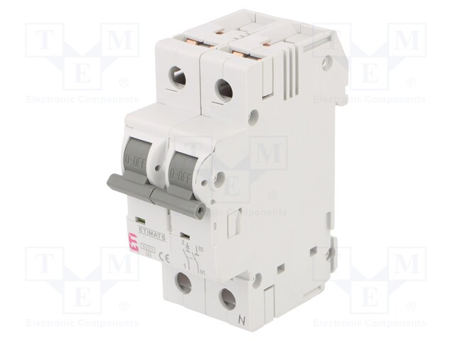 Circuit breaker; 230/400VAC; Inom: 13A; Poles: 1+N; DIN; Charact: B