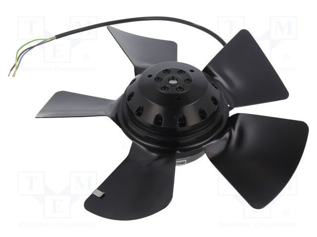 Fan: AC; axial; 230VAC; Ø250x75mm; 870m3/h; 58dBA; ball; 1400rpm