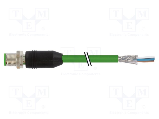 Connection lead; male; IP67; 50VAC; 60VDC; 0.5A; 10m; Series: 7000