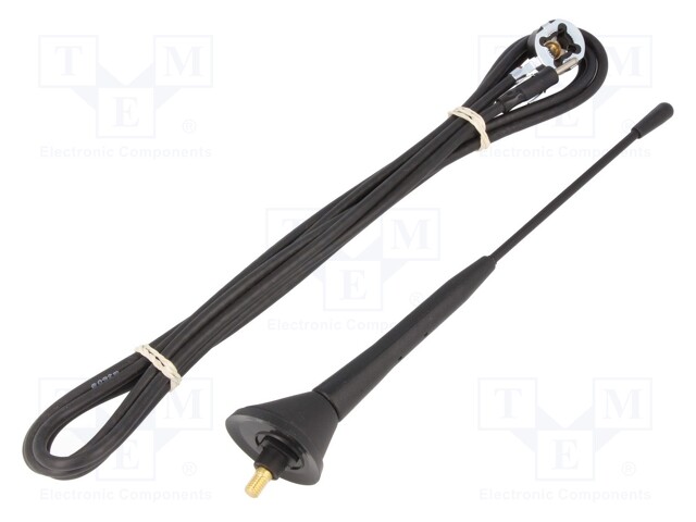 Antenna; mast; 0.218m; AM,FM; Audi,Seat,Škoda,VW; 4.5m