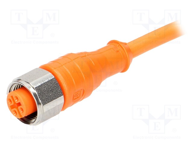 Plug; M12; PIN: 4; female; A code-DeviceNet / CANopen; 10m; cables