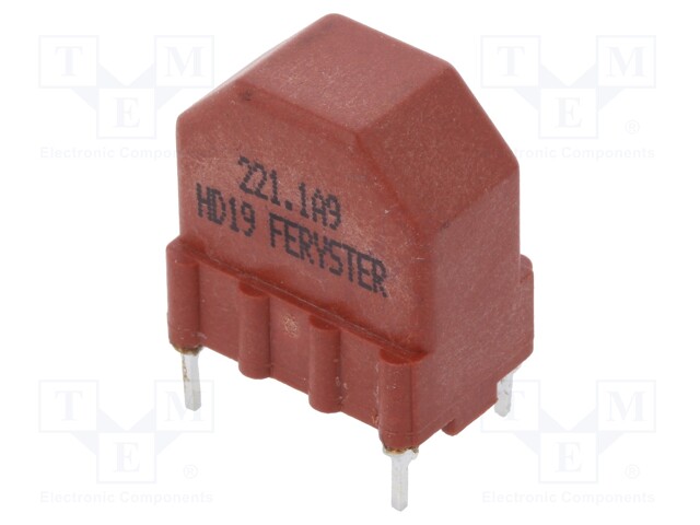 Inductor: wire; THT; 220uH; 1.9A; 20mΩ; 230VAC; 10x15mm; -20÷+50%