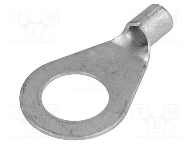 Ring terminal; M16; 16mm2; crimped; for cable; non-insulated; 17mm