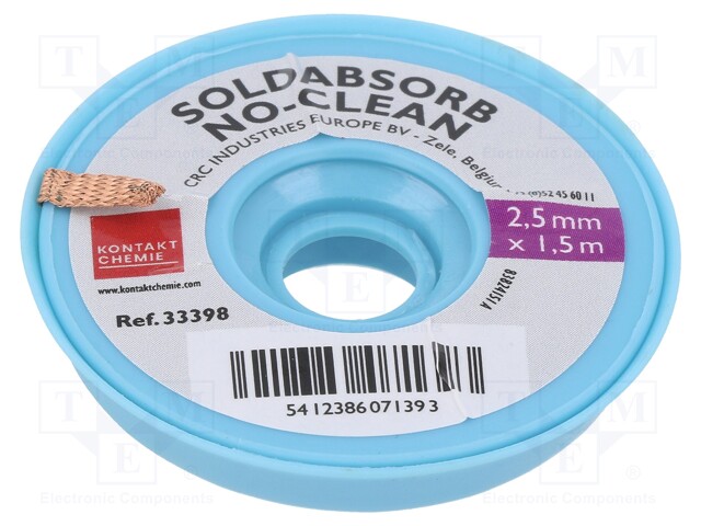 Tape: desoldering; W: 2.5mm; L: 1.5m