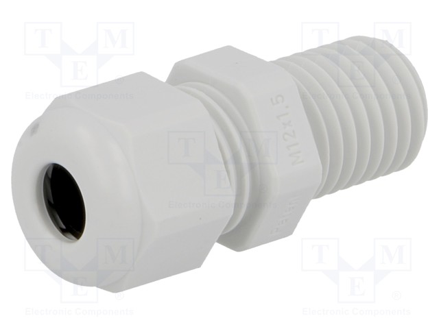 Cable gland; with long thread; M12; IP68; Mat: polyamide; UL94V-0