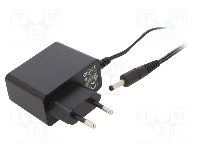 Power supply: switched-mode; constant voltage; 5VDC; 2A; 10W; plug