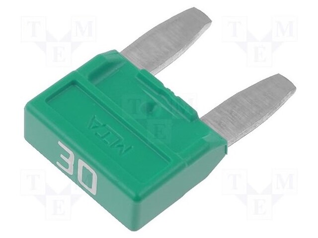 Fuse: fuse; 30A; 32V; automotive; 11,9mm; MINIVAL