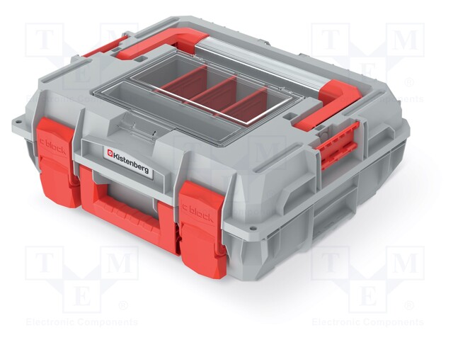 Toolbox; 450x380x168mm; polymer; C BLOCK ALU LOG; IP55; 25kg