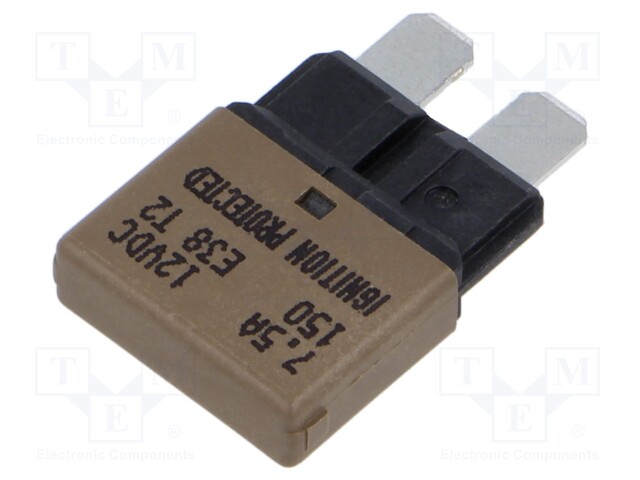 Fuse: fuse; 7.5A; 14VDC; automotive; 20.5mm