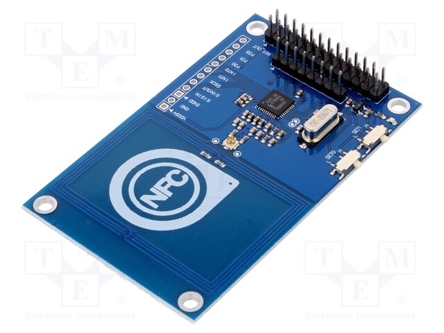 NFC; Module: RFID; I2C,SPI,UART; 5VDC; IC: PN532; 50x80mm; 13.56MHz