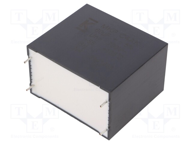 Capacitor: polypropylene; DC-Link; 60uF; ESR: 4mΩ; THT; ±5%; 700VDC