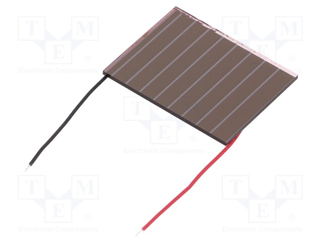 Photovoltaic cell; indoor; 31x24x1.1mm; 2.2g; 20.7uW; 6.9uA; 4.9V