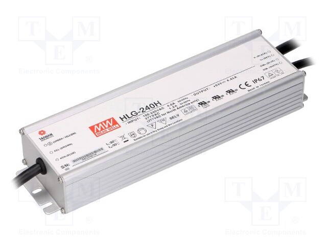 Power supply: switched-mode; LED; 192W; 12VDC; 16A; 90÷305VAC; IP67