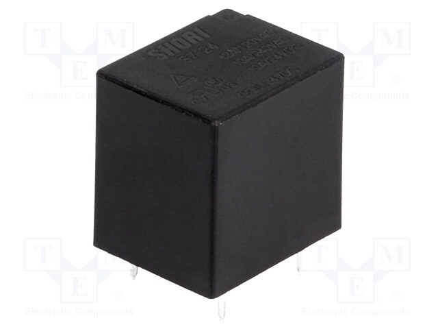 Relay: electromagnetic; SPDT; Ucoil: 24VDC; 12A/120VAC; 10A/24VDC