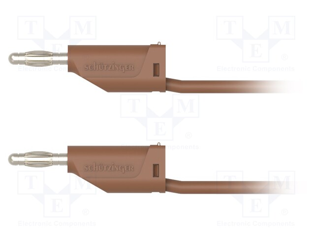 Test lead; 70VDC; 33VAC; 16A; 4mm banana plug-4mm banana plug