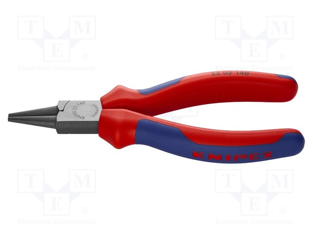 Pliers; round; 140mm; Conform to: DIN/ISO 5745