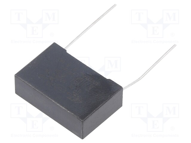 Capacitor: polypropylene; X2; 1uF; 22.5mm; ±20%; 26.5x17x8.5mm