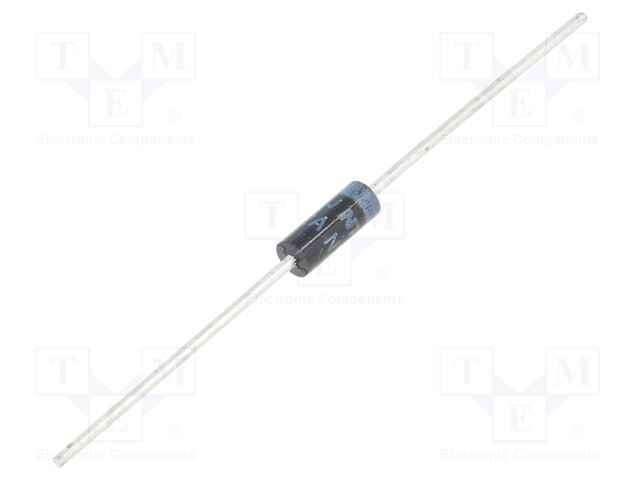 Diode: Zener; 5W; 3.6V; Ø9,52x5,21mm; single diode; 150uA