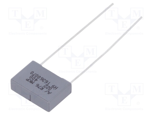 Capacitor: polypropylene; 22nF; 10mm; ±5%; 13x4x9mm; -55÷105°C