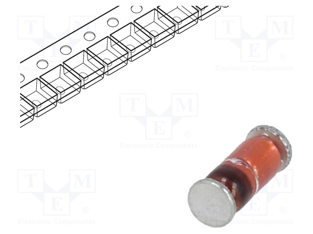 Diode: rectifying; SMD; 100V; 200mA; 4ns; Package: reel,tape; SOD80C