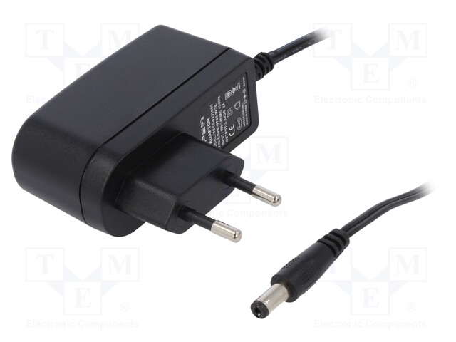 Power supply: switched-mode; 3.3VDC; 2A; Out: 5,5/2,1; 7W; Plug: EU